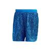 Originals Trefoil Blue Version Sequin Embellished Athletic Straight Shorts Men Shorts IA2478