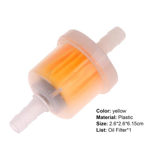 Gas Fuel Filter Eco-friendly High Durability Plastic Fuel Filter Replacement Supplies for Motorcycle