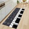 Коврик с 3D-печатью серии Piano Keyboard, большой коврик, ковры для гостиной, спальни, коврики для кухни, коврики, нескользящие