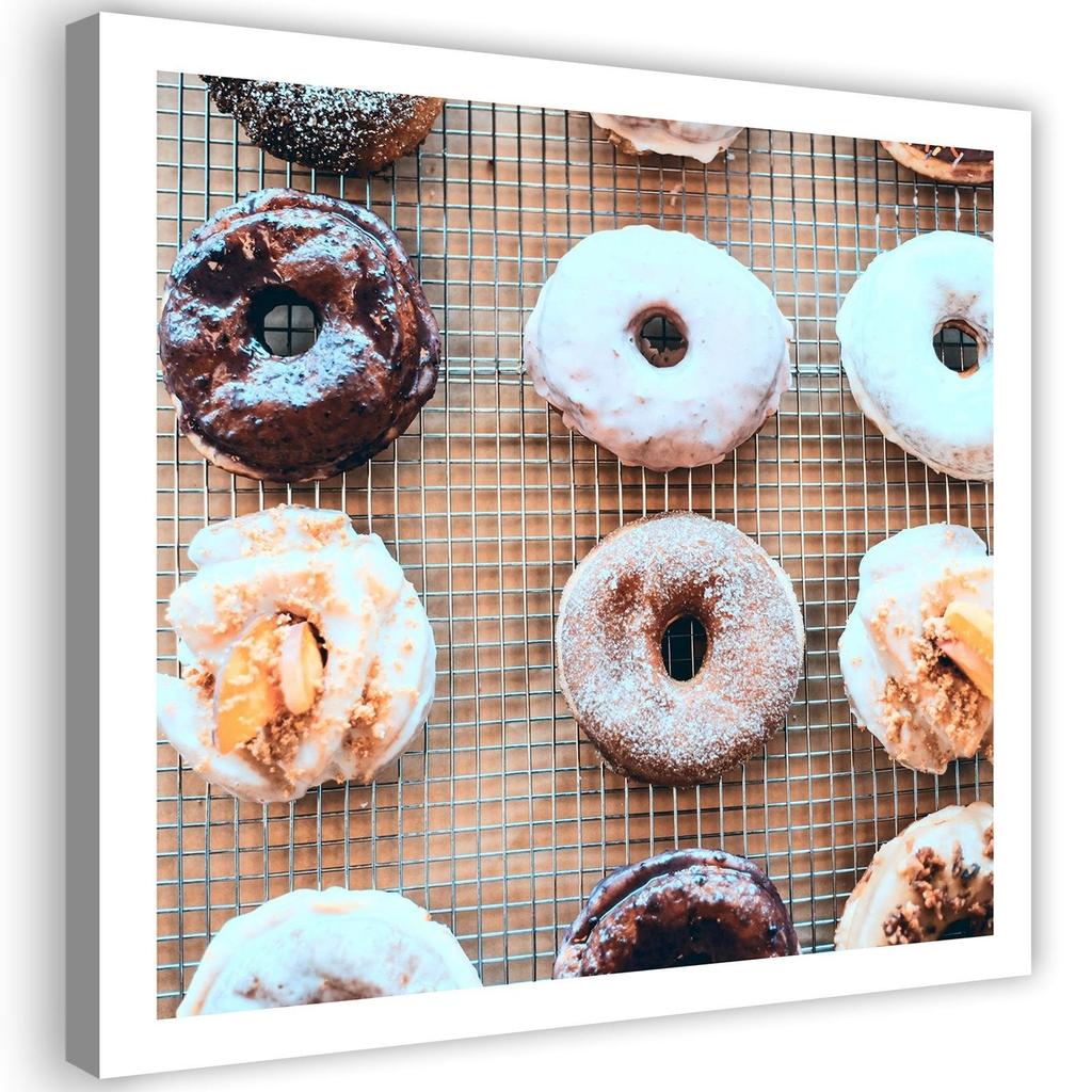 Canvas Print, Tasty Donats