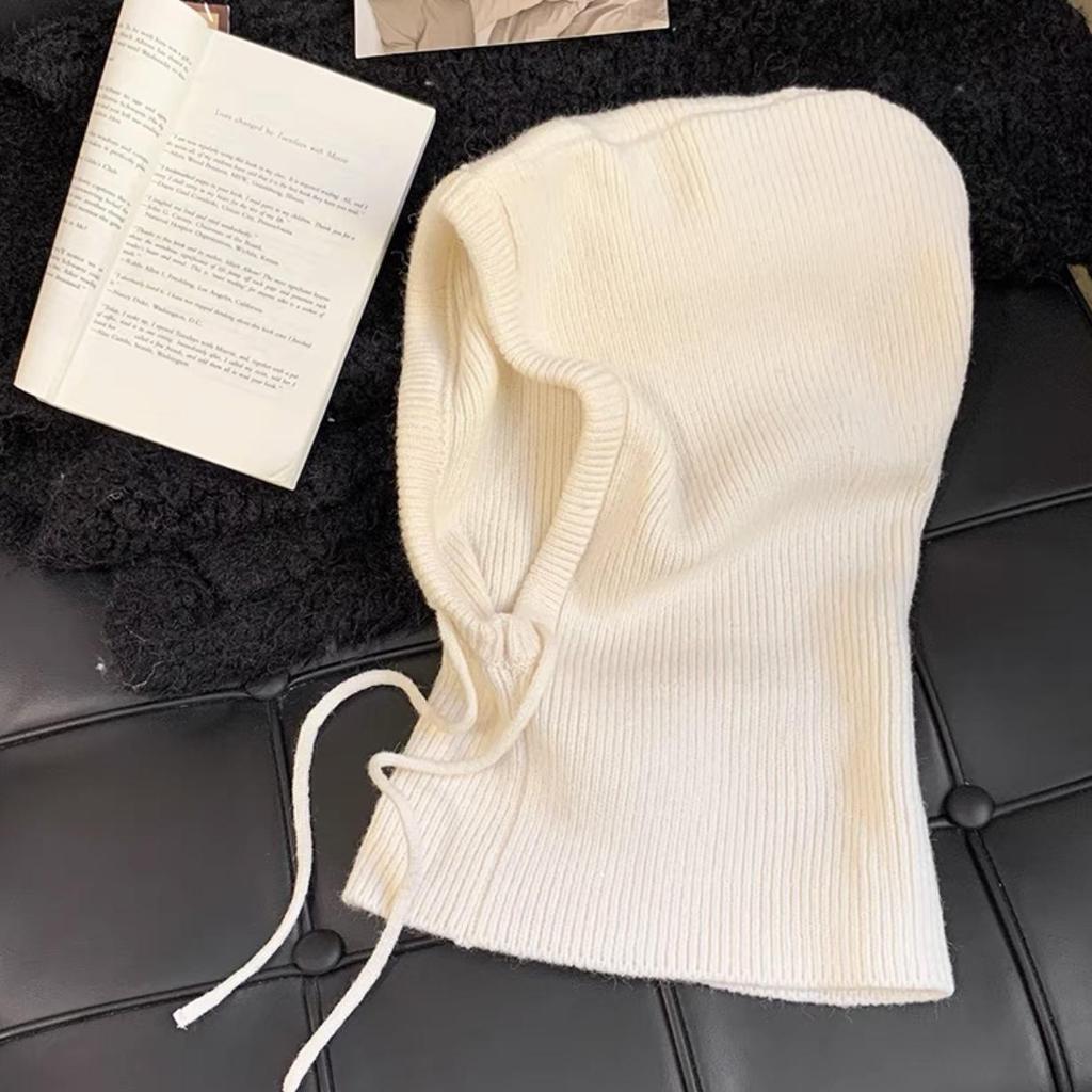 2024 Wool Balaclava Pullover - Warm Ear & Neck Protection Scarf Hat, One-Piece Cold Protection