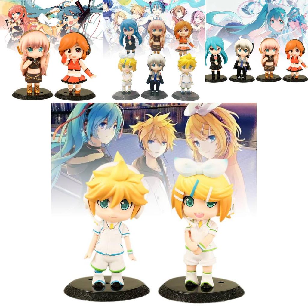 Adorable Pvc Anime Singer Figurines Set Perfect For Collectors Cute Cartoon Toys
