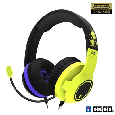 Лицензированная игровая гарнитура Splatoon 3 Hori Gaming Headset Standard для Nintendo Switch, совместимая с Lite и Organic [продукт Nintendo] [Также EL]