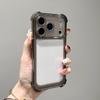 Роскошный противоударный прозрачный чехол для телефона для APPLE IPhone Air 16 15 14 13 12 11 17 Pro Max Прозрачный мягкий бампер Чехол
