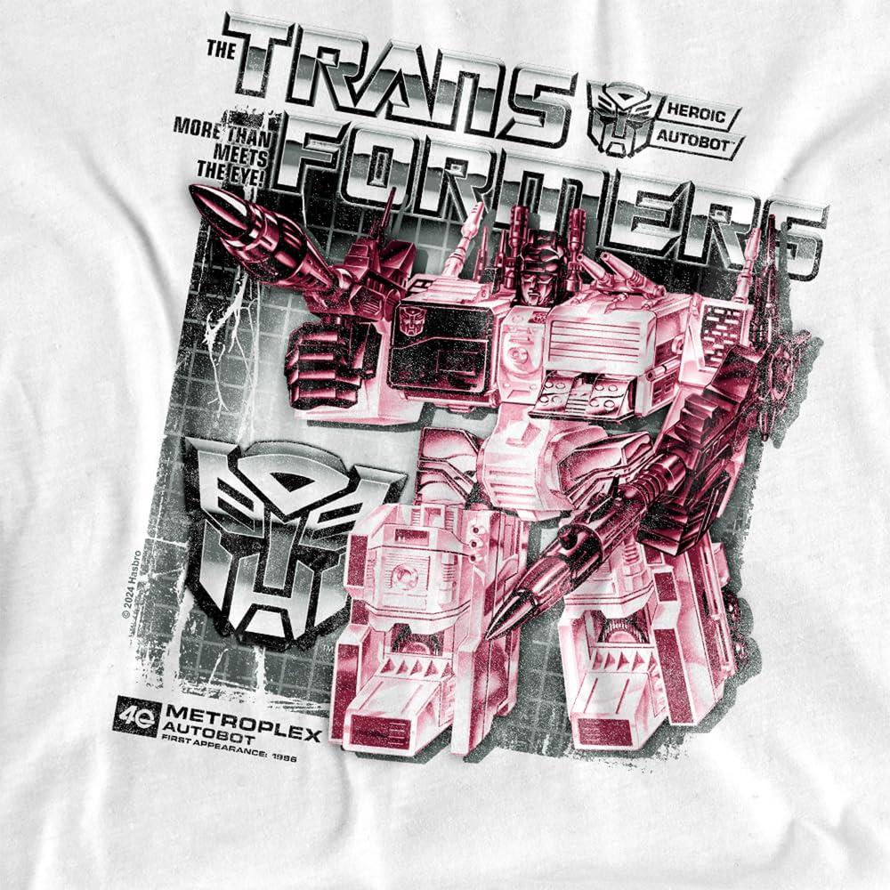 Transformers Mens Metroplex Box 40th T-Shirt