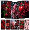 Красивый чехол для телефона с цветами красной розы для Oppo Reno8 Reno7 Reno6 Pro A54 5G Find X6 X5 A53 A52 A9 A15 A95 A17 A16 A57 A31