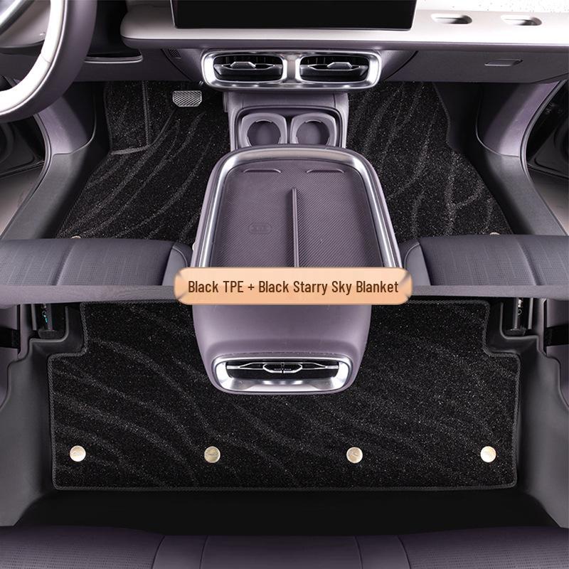 Коврики на пороги и пол Leapmotor C10 из ТПЭ: Модель 25/26, Полное покрытие, Двухслойный, Цвет оригинального автомобиля, Устойчив к грязи и износу.