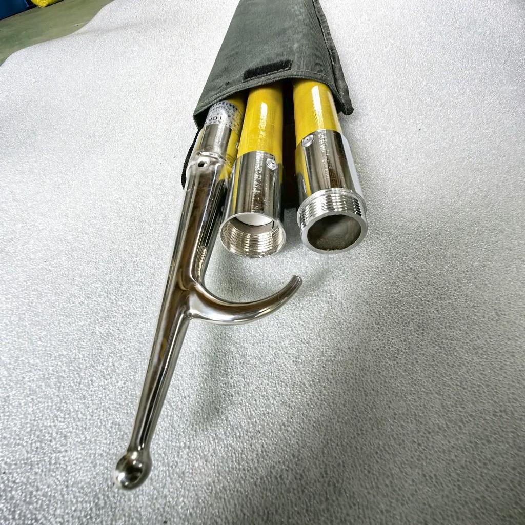 Telescopic Stainless Steel and Aluminum Alloy Marine Fire Hook for Boats and Yachts