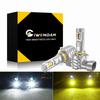 CIWENDAN HB4 LED Fog Light, Explosive Light, 2 Color Switching, White/Yellow, Compatible with Vehicle