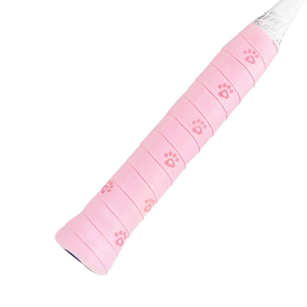 Cat Claw Print Badminton Racket Grips Wrap Sweat-Absorbent Tennis Racket Grip Tape Outdoor Sports