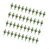 40PCS/Pack Faux Pine Offshoots with Flexible Stems Durable Substance for Christmas Tree Wreath Wreath DIY Craft Project Trim