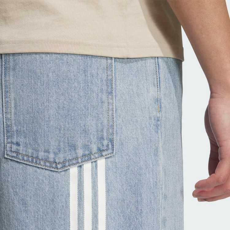 adidas Оригинальные Удобные Мягкие Приятные к коже Универсальные Джинсовые шорты Унисекс шорты Светло-джинсово-синие JX5004