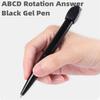 Гелевая ручка ABCD Rotation Answer с бесшумным подшипником, снимает тревогу, новый дизайн, вращающаяся гелевая ручка, школьные принадлежности