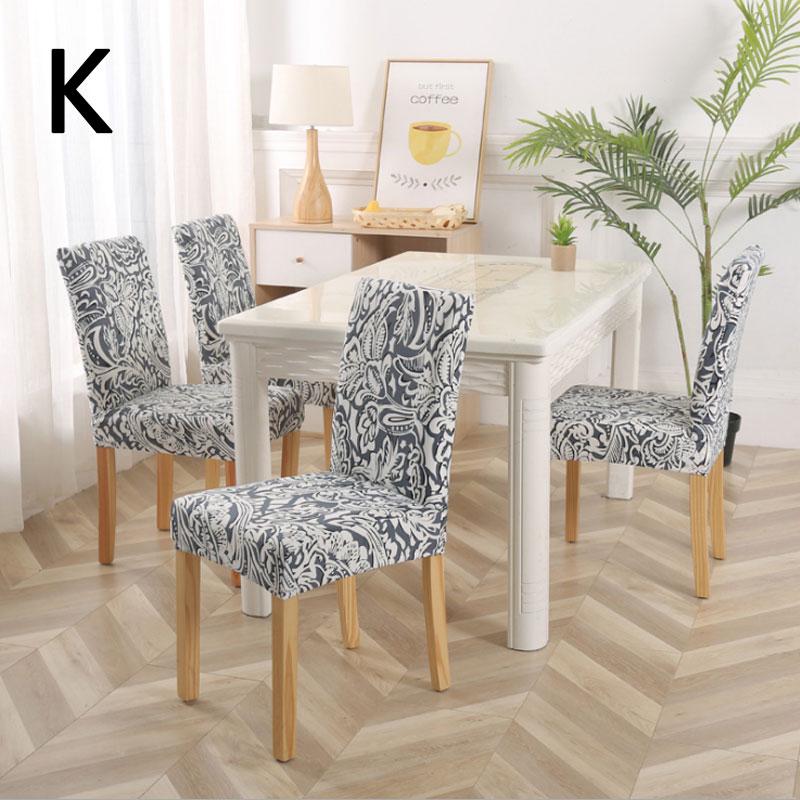1 шт., универсальный чехол на стул для ресторана с цветочным принтом, эластичный чехол на стул из спандекса, офиса, отеля