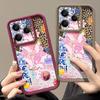 Pink Goblet Bowknots Disco Ball Pattern Case For Xiaomi Redmi Note 14 13 Pro 5G 4G 12 11 Funda Xiaomi 14T 13T 11T Pro Shockproof Bumper Silicone Cover