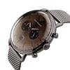 Emporio Armani AR11141 Aviator Brown Dial Grey Mesh Bracelet Men's Watch