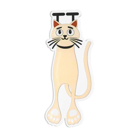 Cute Cat Bookmarks Acrylic Creative Page Marker Reading Companion Cat Bookmark Gift for Bookworms Students Teachers