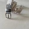 Y2K Lace Waistband Metal Buckle Dress Jeans Belt Fashion Canvas Waist Belt  Spicy Girls