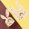 50Pcs Plastic Rabbit Ear Bags Party Favors Gift Packaging Bag Snack Packing Supplies  Easter Party