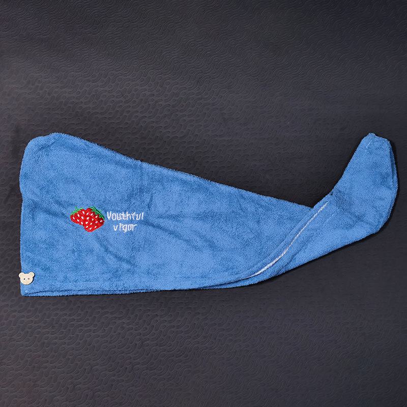 Женская суперабсорбирующая быстросохнущая шапочка для душа - полотенце-обертка из кораллового флиса для сушки волос