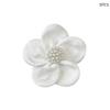 Black White Hand Sewn Ding Cloth Flower Patch Embroidery Applique Costume Dress Making Fabric Accessories