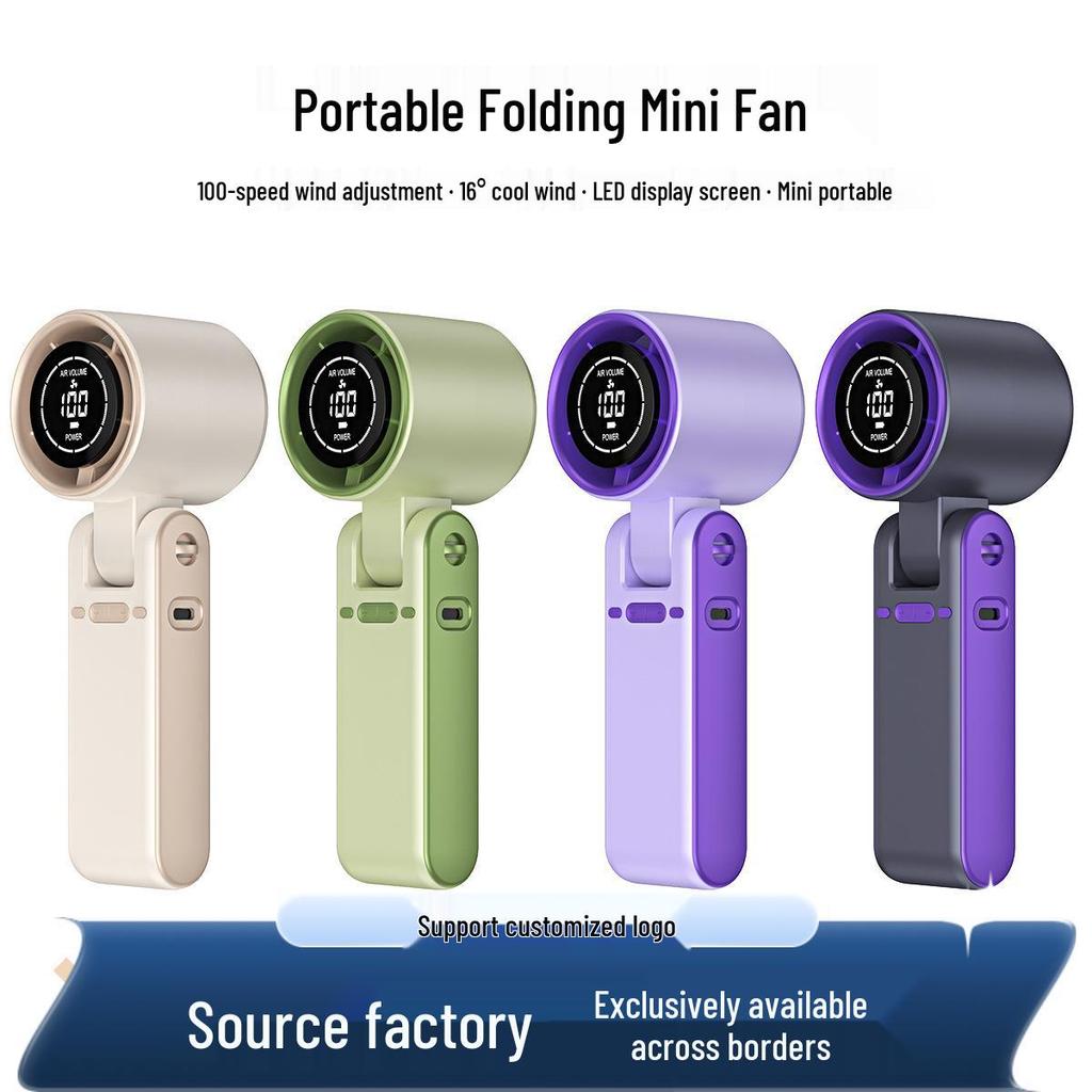 T15 Turbo Neck-Hanging Foldable USB Fan & Ice Pack