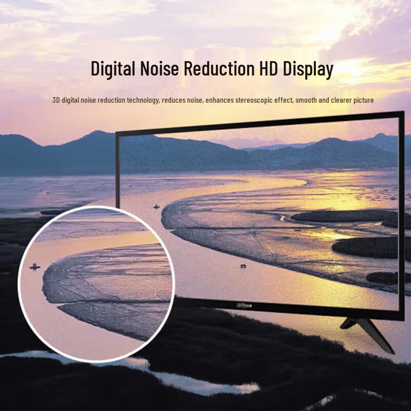 Dahua 43-inch LCD Monitor with HDMI/VGA and Speakers