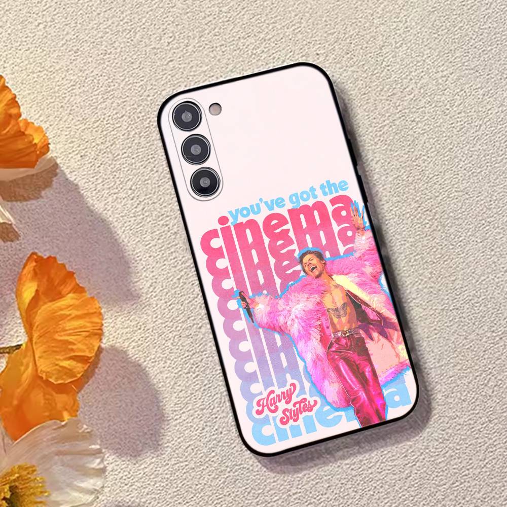 H-HaRRy Music S-Styles Чехол для телефона Черный Силиконовый Мягкий Для Samsung Galaxy A73,A72,A71,A70,A53,A52,A51