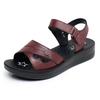 Fashion 2025 New Women's Summer Comfortable Wear-resistant Soft Sole Sandals Lightweight Non Slip Middle-aged and Elderly Mother Sandals