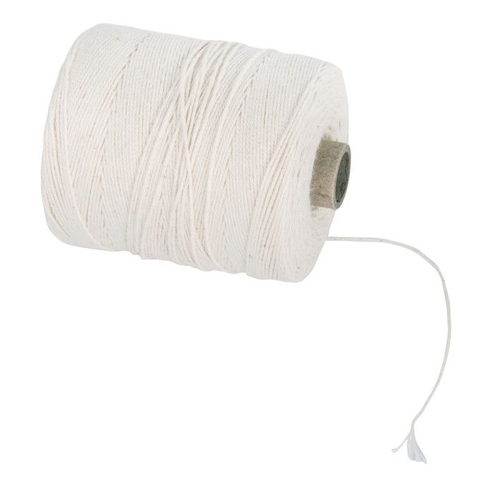 Fil pour faire du crochet 1mm 220m, blanc