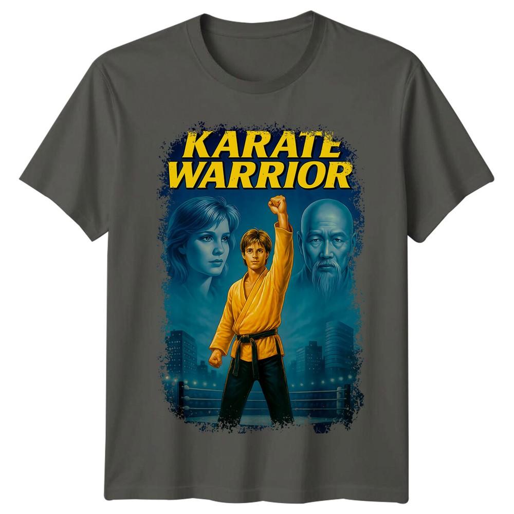 Karate Warrior 1987 Movie Poster Inspired Tshirt Retro 80s Tee