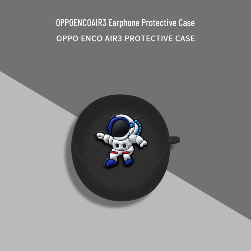 OPPO Enco R2 Ultra-Thin Silicone Protective Case - Full Coverage Earphone Shell