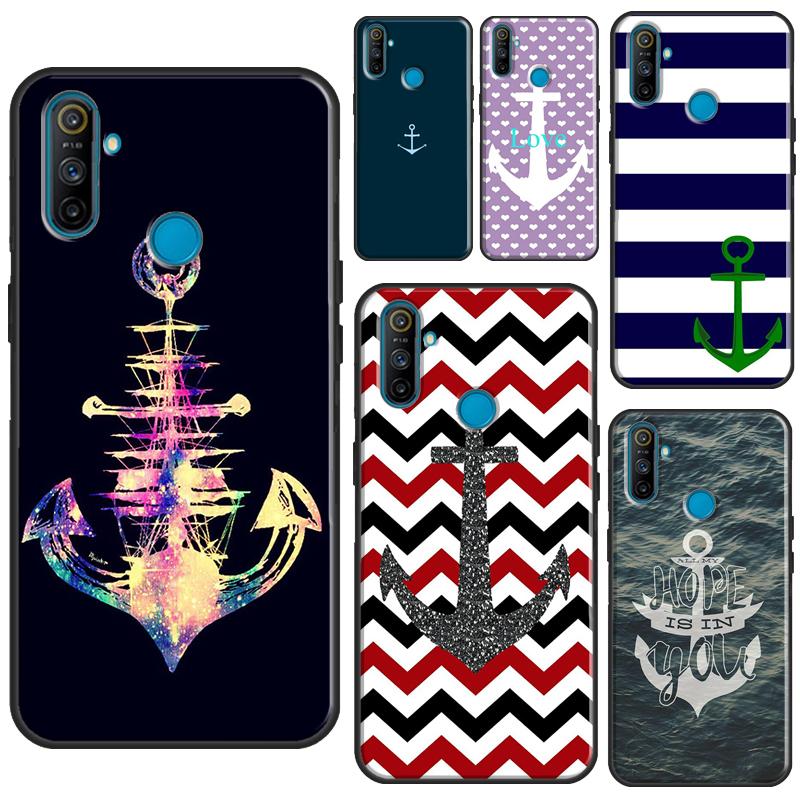 Морской якорь лодка морской чехол для OnePlus 10 Pro 9 Pro 8T 9R Nord2 чехол для Realme 8i 9i 8 Pro C21 GT Neo 2 Master