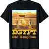 Egypt Old Kingdom Egyptian Pyramid Ankh Pharaoh Temple Mummy T-Shirt