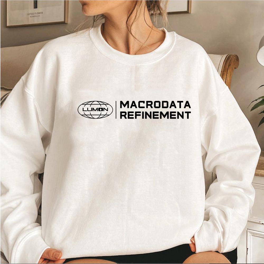 Lumon Macrodata Refinement Severance Толстовка Severance Inspired Shirt Lumon Industries Hoodie Unisex Long Sleeve Sweatshirts