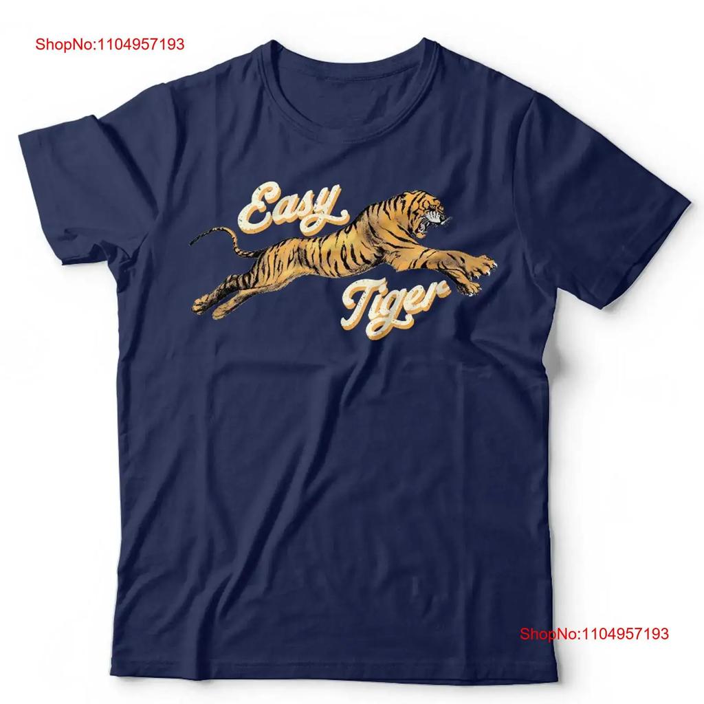 Easy Tiger Retro Kids T Shirt Vintage Trendy Hippster Old School Trad vintage Washed Stylish streetwear Breathable fashion