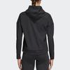 adidas Двусторонняя спортивная куртка с капюшоном для мужчин, черная CF1464