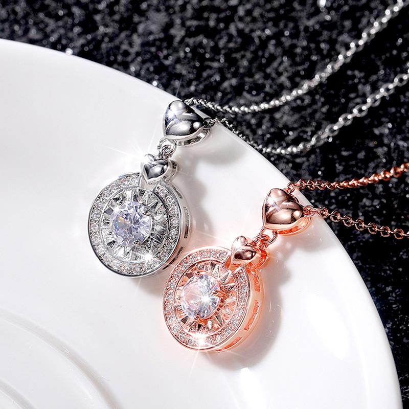 Новые нежные женские ожерелья с сердечком, стильные аксессуары для вечеринок, повседневная одежда, универсальные ювелирные изделия, модные аксессуары, оптом