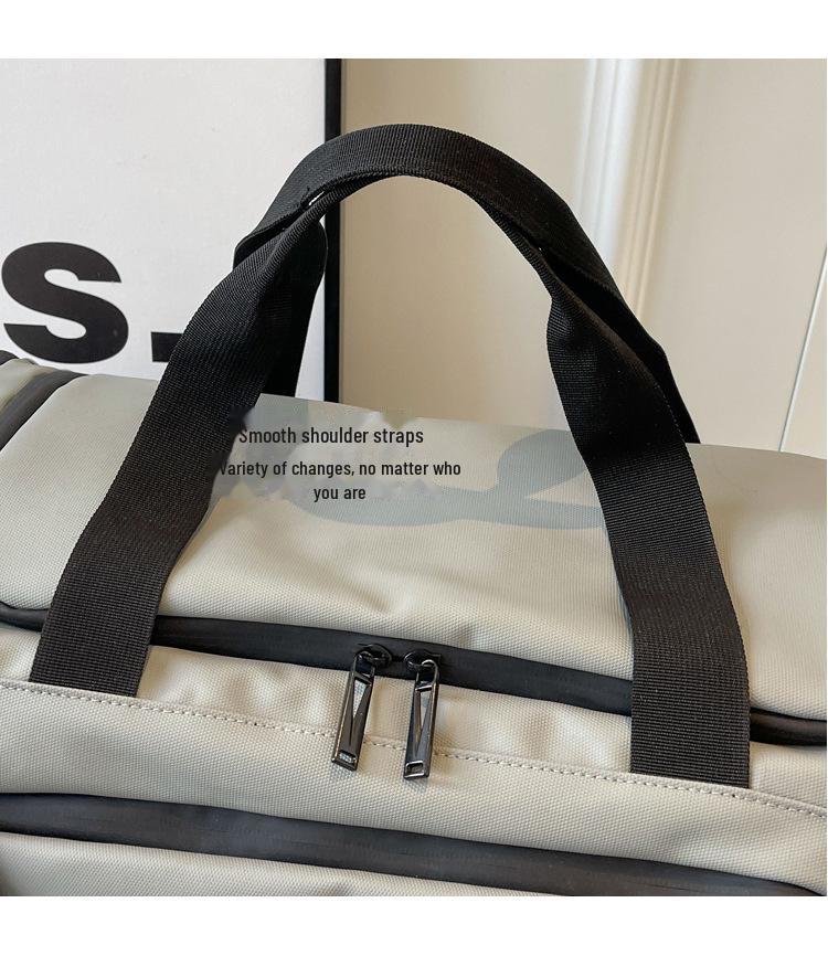 Большая вместительная дорожная сумка-тележка унисекс и сумка для фитнеса с плечевым ремнем