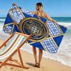 Portuguese Heritage Emblem beach towel Beach towel for vacation photos Portable for travel Absorbent bath towel swim quick-drying swim towel