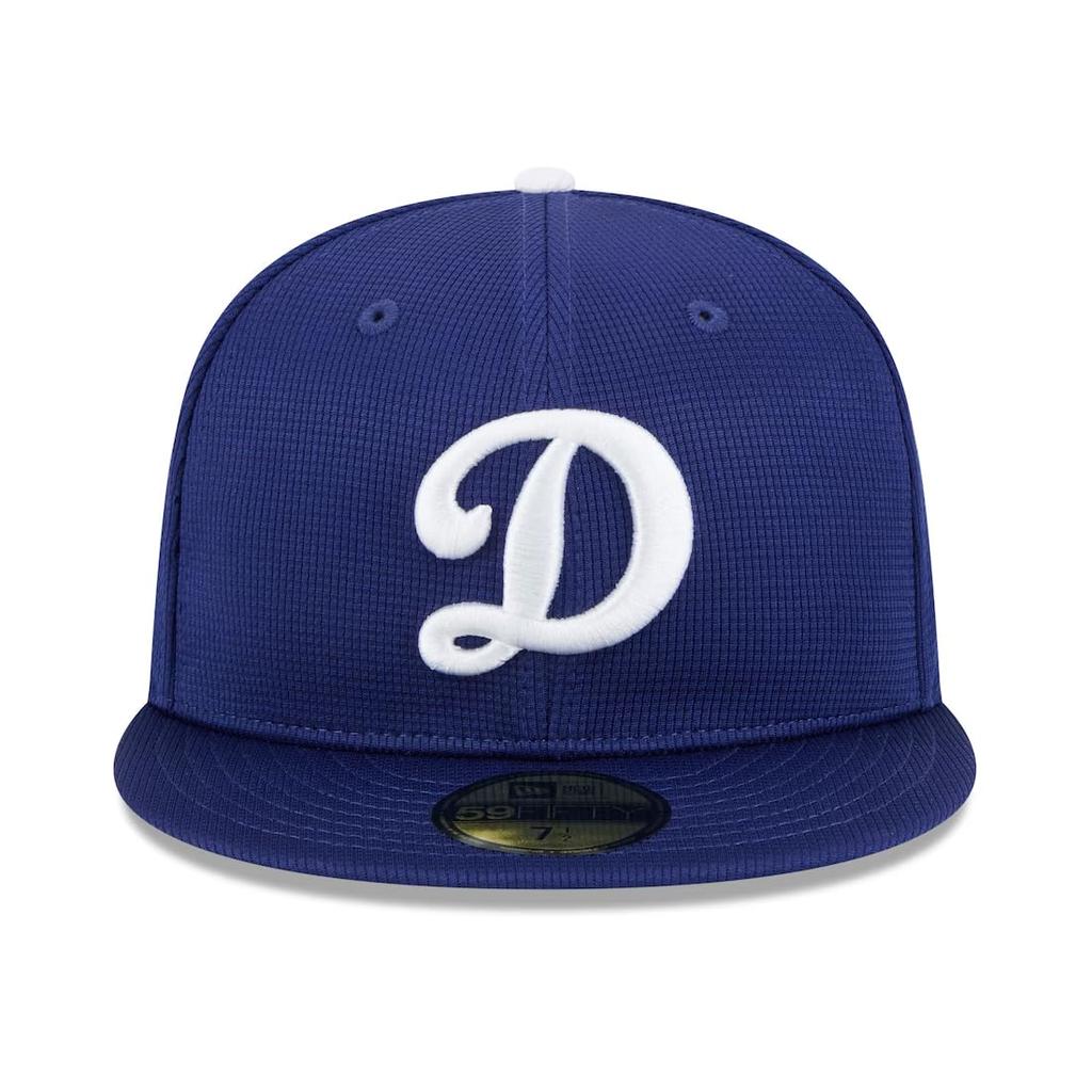 [New Era] 2025 Spring Camp Model Cap, Imported from Overseas, 59FIFTY Los Angeles Dodgers 2025 MLB SPRING TRAINING BP FITTED CAP ROYAL BLUE LOS