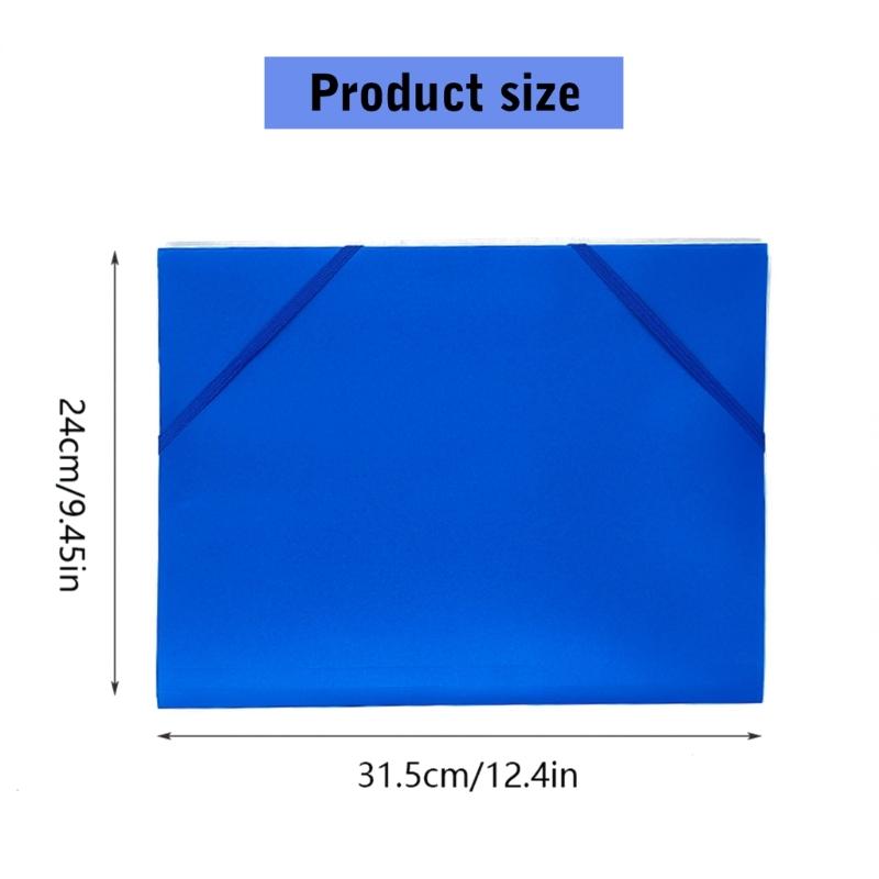 10 Pcs A4 School Postal Folder File Folder File Organiser Portfolios Folder Document Folder for School Office