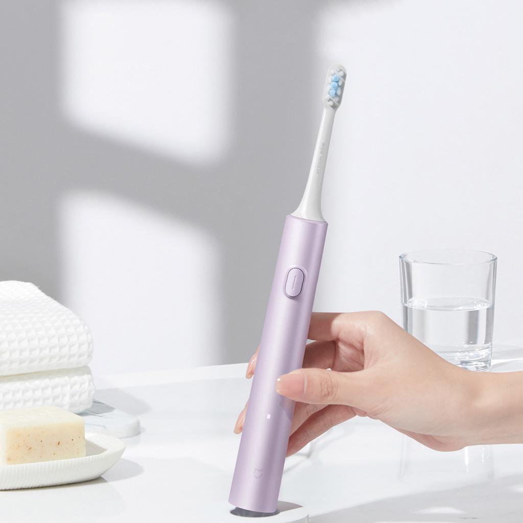 Sonic Electric Toothbrush T302 3colors 4 Brush Heads IPX8 Water Proof 360° Wireless Charging 4 Modes Cleaning Teeth
