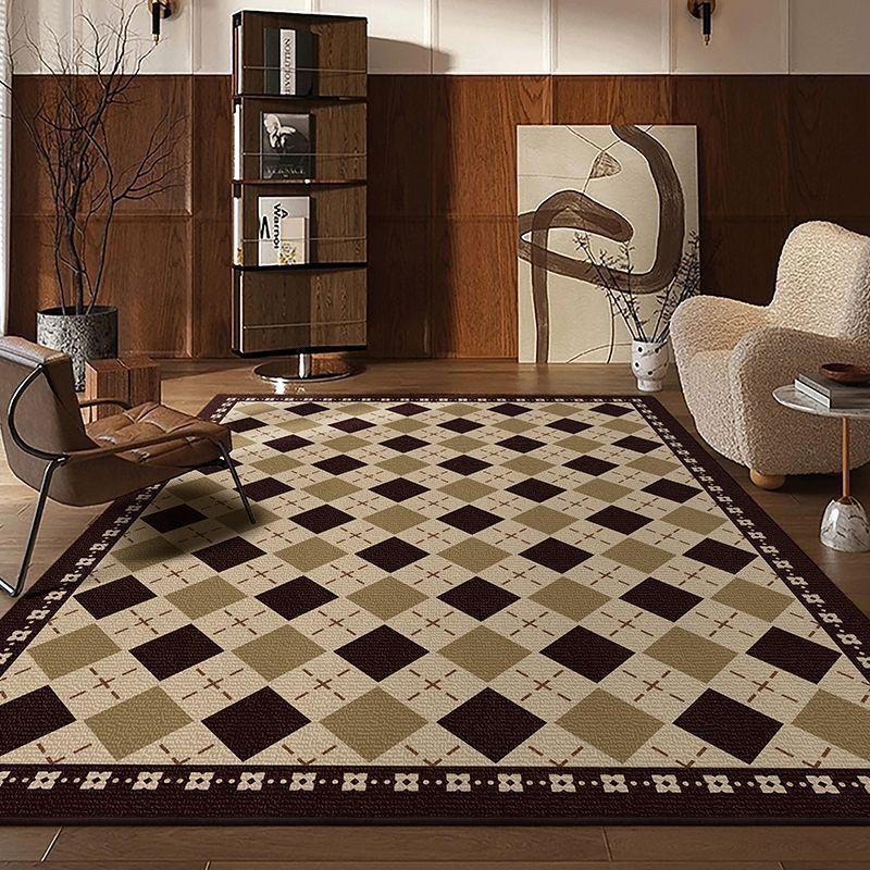 Скандинавский Простой Геометрический Кристальный Бархат Большой Ковер Коврик для Гостиной Семейный Диван Балкон Коридор Нескользящие Декоративные Ковры