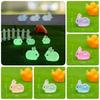 Charming Glow In The Dark Fat Bunny Resin Figurine Perfect For Diy Moss Garden Decor