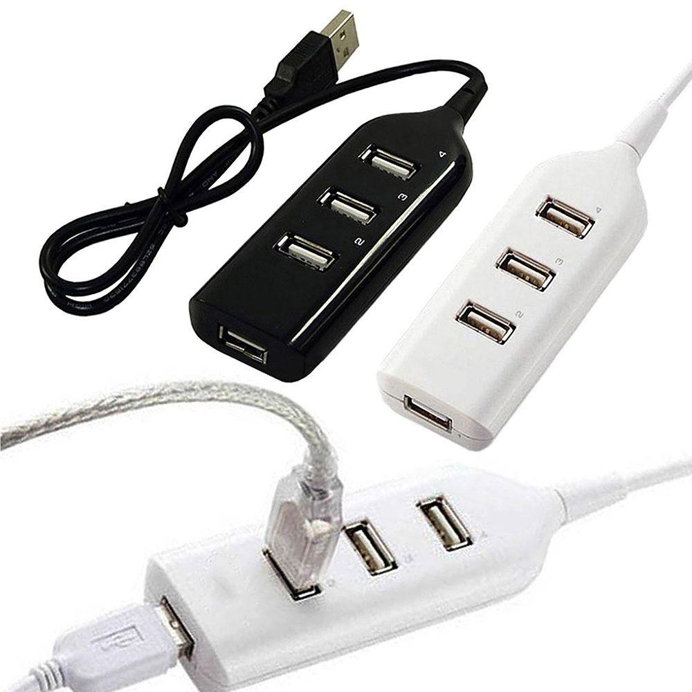 Portable Mini High Speed Laptop PC 4 Ports Multi Splitter Adapter USB 2.0 Hub