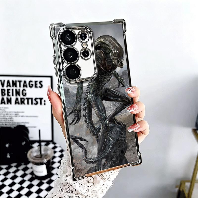 A-Alien Vs P-Predator Покрытие Чехол для Телефона Для Samsung Galaxy S24 S25 FE S26 Edge S23 Ultra S22 S21 Plus S20 Ударопрочный Подушка Безопасности Чехол