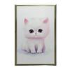 Koci Przyjaciel Koci Przyjaciel, 50X70 Cm, Rama Aluminiowa Złota, Papier Matowy 230 Gsm