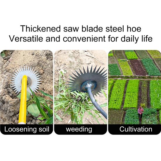 Инструмент для удаления сорняков с эргономичной ручкой, острыми зубьями, нержавеющий, универсальный дизайн, простое управление, инструмент для выкорчевывания сорняков