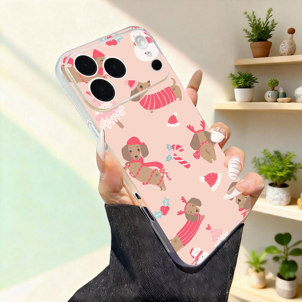 Милый такса Смешной Для iPhone 11,12,13,14,15,16,17,Pro,Max,Plus,Mini,SE4,E Чехол для телефона Магнитный Для Magsafe Беспроводной